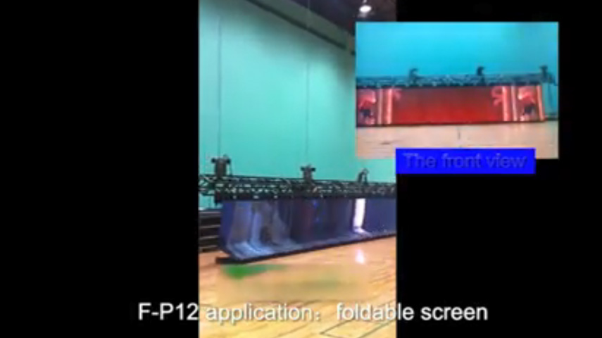 광저우 Liwan 체육관 P12 접이식 화면